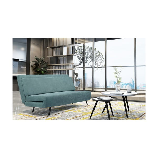 Plava sklopiva sofa 87 cm Mallory – Støraa-image-3