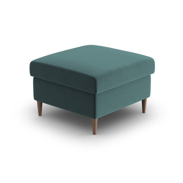 Petrolej zeleni baršunast tabure Kyoto – Cosmopolitan Design-image-2