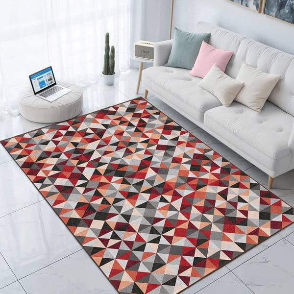 Crveni/sivi perivi tepih 120x180 cm Ignite – Mila Home-image-3