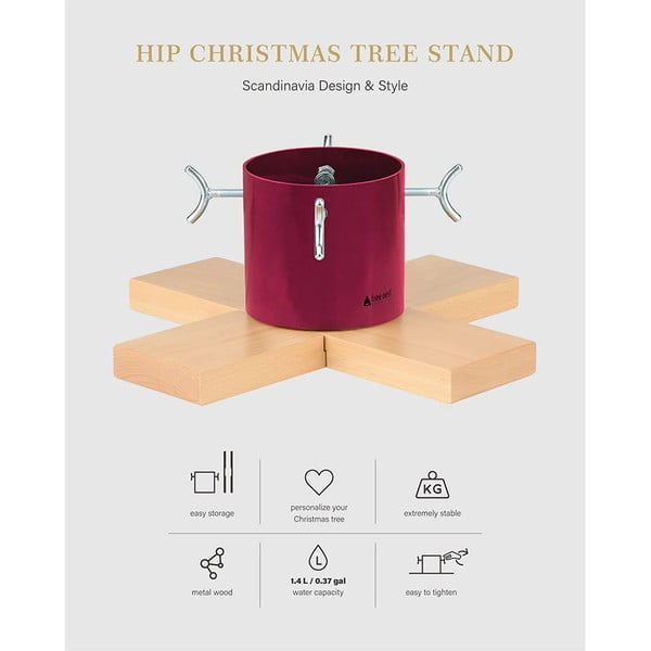 Stalak za božićno drvce u srebrnoj boji Tree Nest Hip-image-2