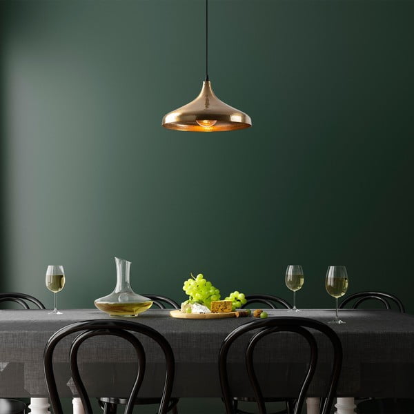 Viseća svjetiljka u brončanoj boji s metalnim sjenilom ø 36 cm Tattoo – Opviq lights-image-1