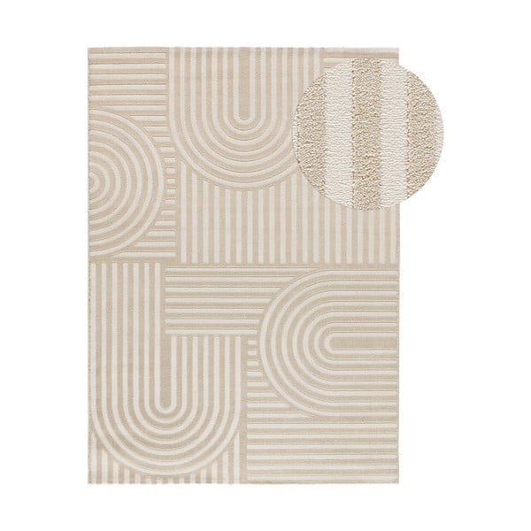 Krem tepih 160x230 cm Zen – Universal