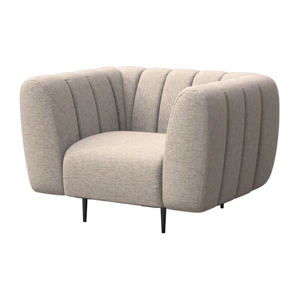 Bež fotelja Shel – Ghado-image-2