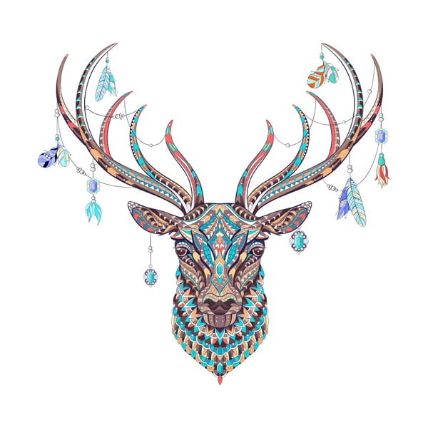 Naljepnica Ambiance Boho Deer-image-2
