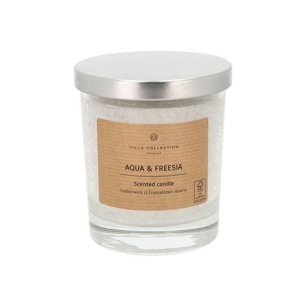 Mirisna svijeća vrijeme gorenja 40 h Kras: Aqua & Freesia – Villa Collection