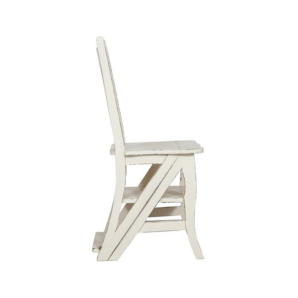 Stolica od bijelog mahagonija i sklopive ljestve u jednom Biscottini Claudia-image-3