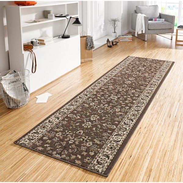Tepih Basic Vintage, 80x250 cm, smeđi-image-1