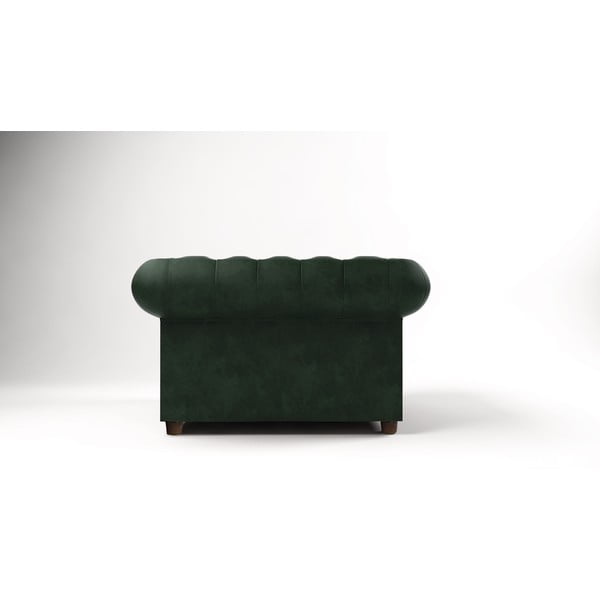 Fotelja od tamnozelenog baršuna Cambridge - Ropez-image-2