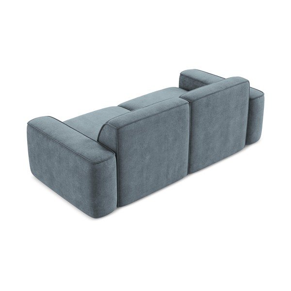 Prljavo plava sofa od šenila 204 cm Omao – Makamii-image-3