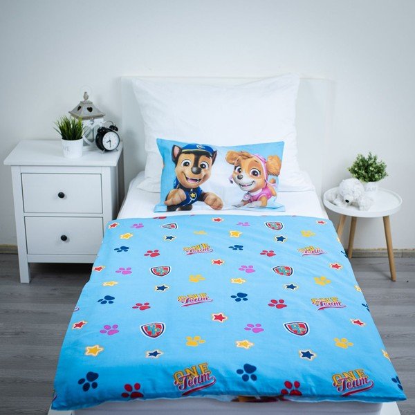 Pamučna dječja posteljina za dječji krevetić 100x135 cm Paw Patrol – Jerry Fabrics-image-3