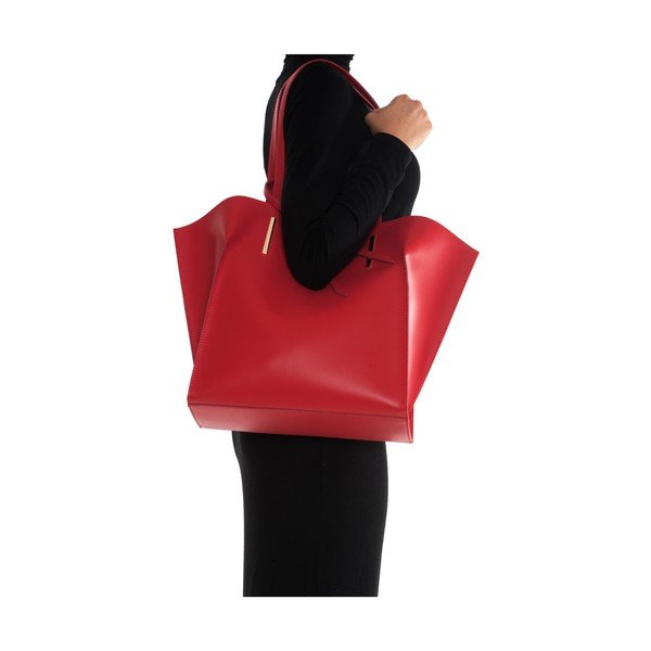 Crvena kožna torbica Mangotti Kalina-image-4