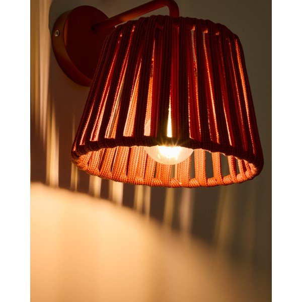 LED zidna vanjska svjetiljka sa solarnim panel (visina 23 cm) Aldet – Kave Home-image-2