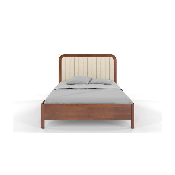 Svijetlo smeđi bračni krevet od bukovog drva Skandica Visby Modena, 180 x 200 cm-image-2