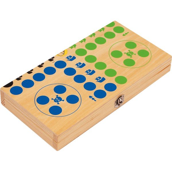 Drvena društvena igra Legler Ludo Pirate Island-image-1