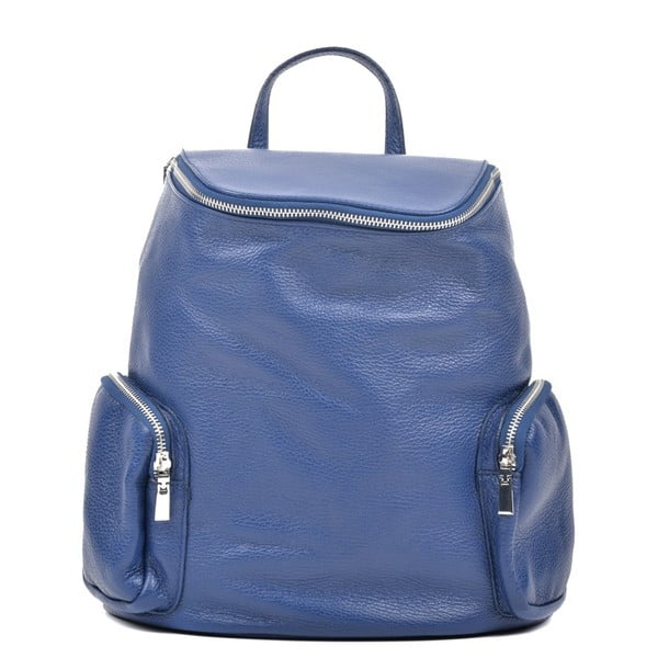 Luisa Vannini Kuhma plavi kožni ruksak