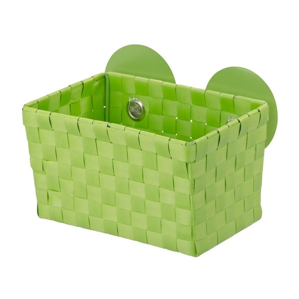 Zelena košara s usisnom čašom Wenko Fermo