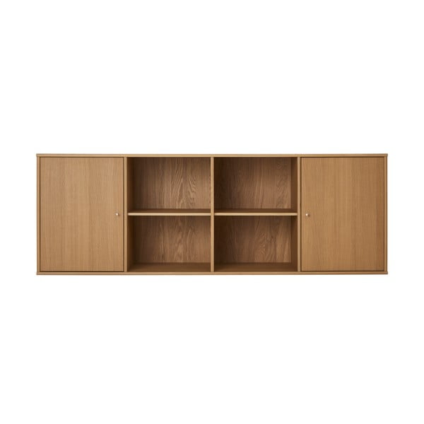 Niska viseća komoda u dekoru hrasta u prirodnoj boji 176x61 cm Mistral – Hammel Furniture
