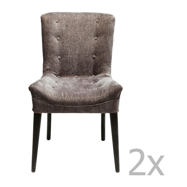 Set od 2 tamnosive stolice za blagovanje Kare Design Stay