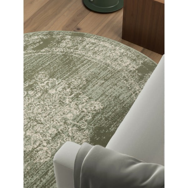 Zeleni okrugli tepih ø 160 cm Gloria Lydia – Hanse Home-image-2
