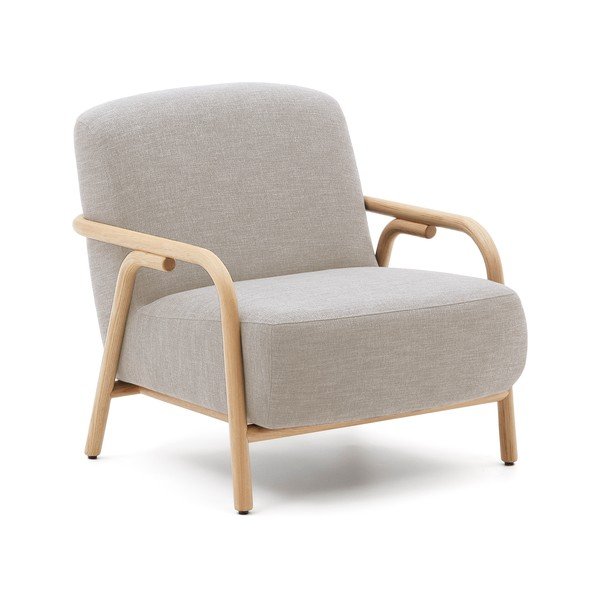 Bež fotelja Sylo – Kave Home