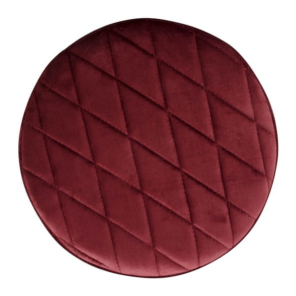 Crveni tabure od baršuna House Nordic Ejby, ø 34 cm-image-2