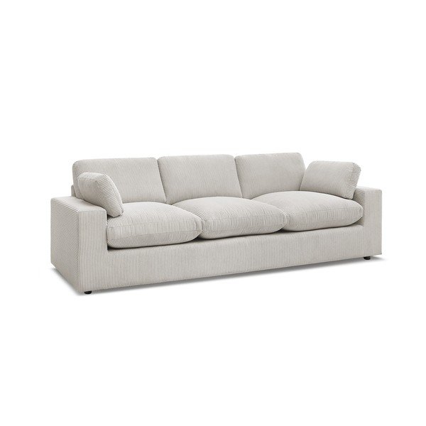 Bež sofa od samta 250 cm Belair – Bobochic Paris-image-2