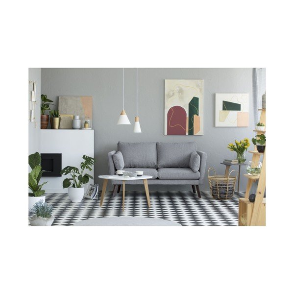 Svijetlo siva 2-sjeda kauč Mazzini Sofas Elena-image-2