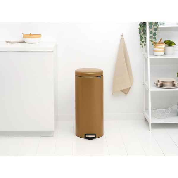 Mjedena željezna kanta za smeće s pedalom 30 l NewIcon – Brabantia-image-1