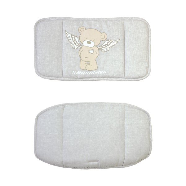 Siva dječja blagovaonska stolica Heartbreakerbär – Roba