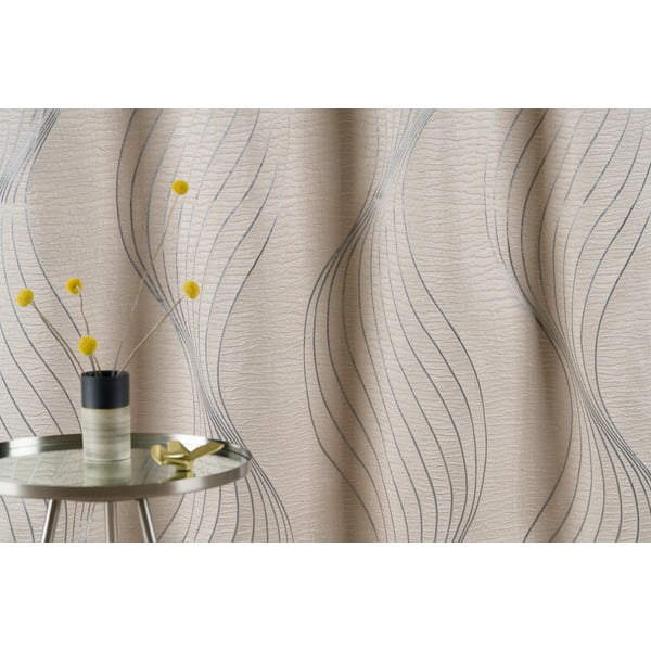 Krem zavjesa 140x260 cm Sirene – Mendola Fabrics-image-1