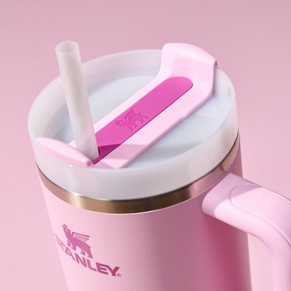 Ružičasta termosica od nehrđajućeg čelika sa slamkom 1,18 l Quencher H2.0 FlowState Tumbler Cherry Blossom – Stanley-image-3
