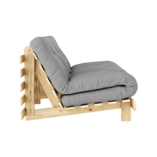 Sivi kauč na razvlačenje 160 cm Roots - Karup Design-image-4