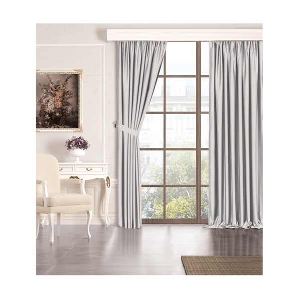 Siva zavjesa za zamračivanje 260x100 cm - Mila Home-image-2