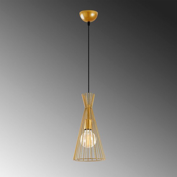 Viseća svjetiljka u zlatnoj boji s metalnim sjenilom ø 20 cm Mezopotamya – Opviq lights-image-4