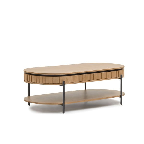 Stolić za kavu od drveta manga 130x65 cm Licia - Kave Home-image-3