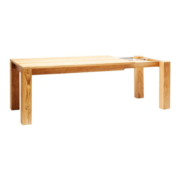 Sklopivi blagovaonski stol od hrastovog drveta Kare Design Ceena, 240 x 90 cm
