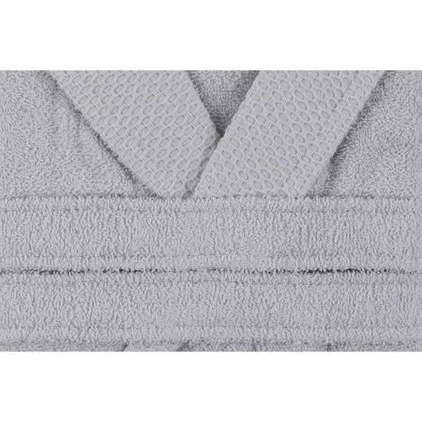 Sivi pamučni kućni ogrtač L Cappa – Foutastic-image-3