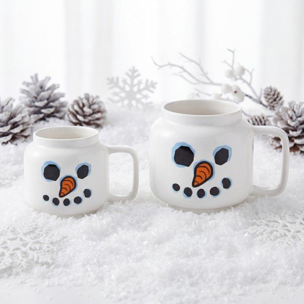 Bijela keramička dječja šalica za latte 255 ml Snowman – LEGO®-image-3