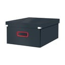 Siva kartonska kutija za pohranu s poklopcem 48x37x20 cm Click&Store – Leitz