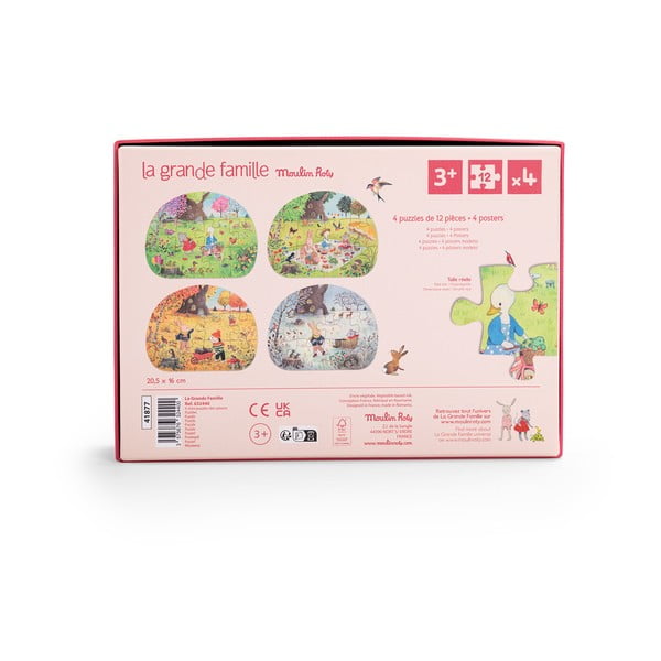 Puzzle La Grande Familie - Moulin Roty-image-2