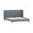 Plavi tapecirani bračni krevet s podnicom 200x200 cm Basti – Ropez