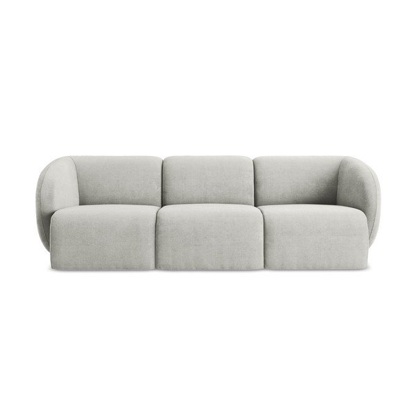 Svijetlo siva sofa od šenila 244 cm Lani – Makamii