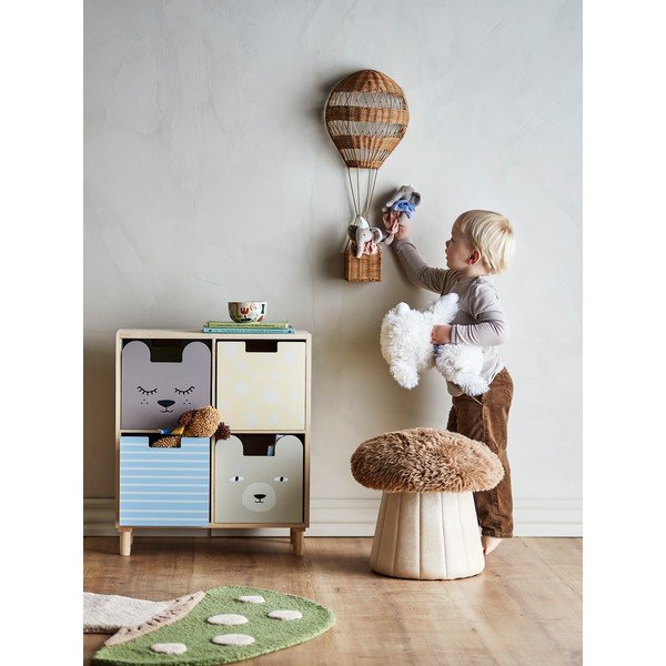Smeđi/u prirodnoj boji dječji tabure Bertil – Bloomingville Mini-image-2