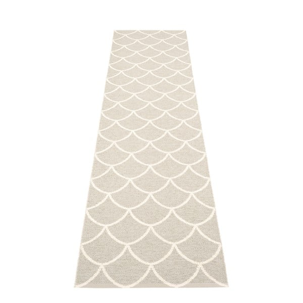Krem unutarnja i vanjska staza 70x300 cm Kotte Linen – Pappelina