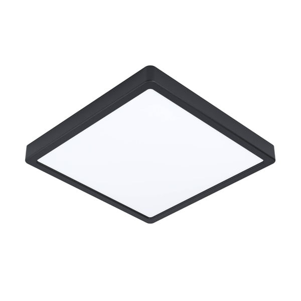 Crna LED stropna svjetiljka 28,5x28,5 cm FUEVA 5 – EGLO