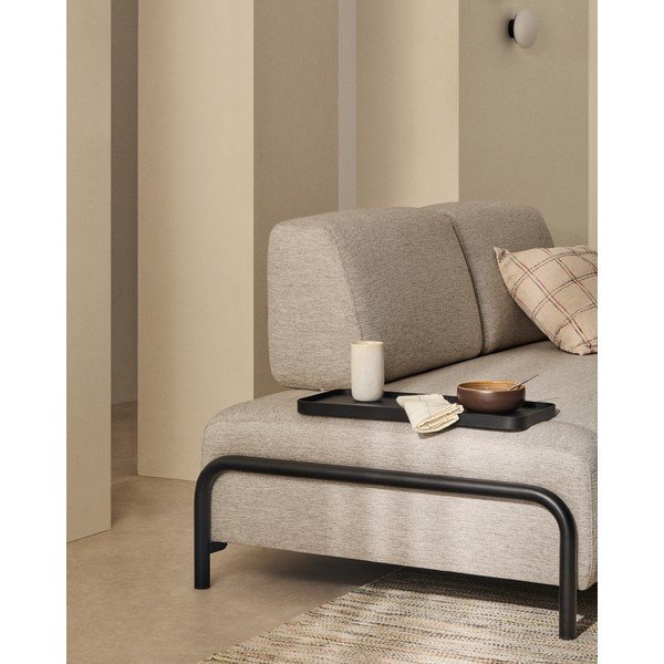 Sivo-bež sofa 200 cm Compo – Kave Home-image-1