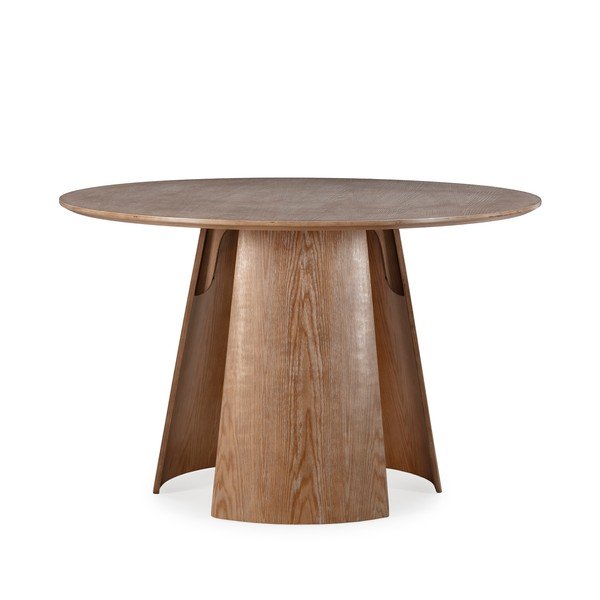 Okrugao blagovaonski stol u dekoru hrasta ø 120 cm Zuri – MOME