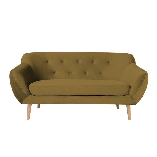 Senf žuti dvosjed Mazzini Sofas Amelie