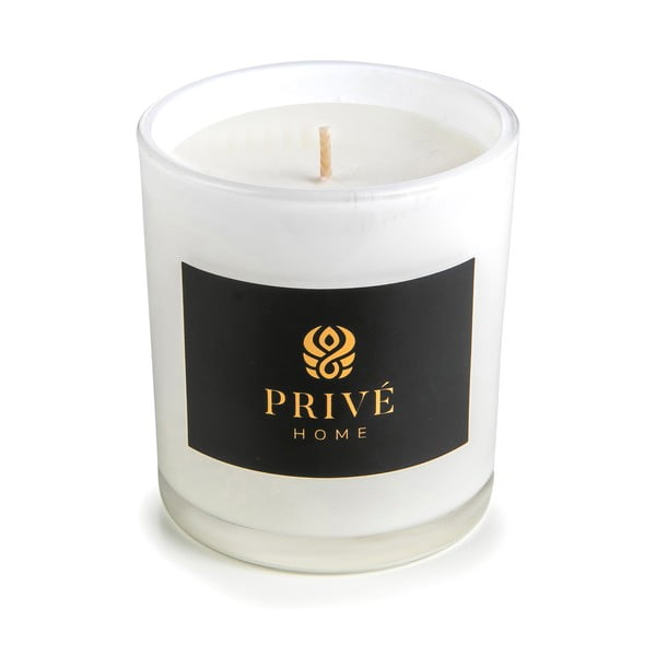 Mirisna svijeća od sojinog voska vrijeme gorenja 60 h Safran-Ambre Noir – Privé Home
