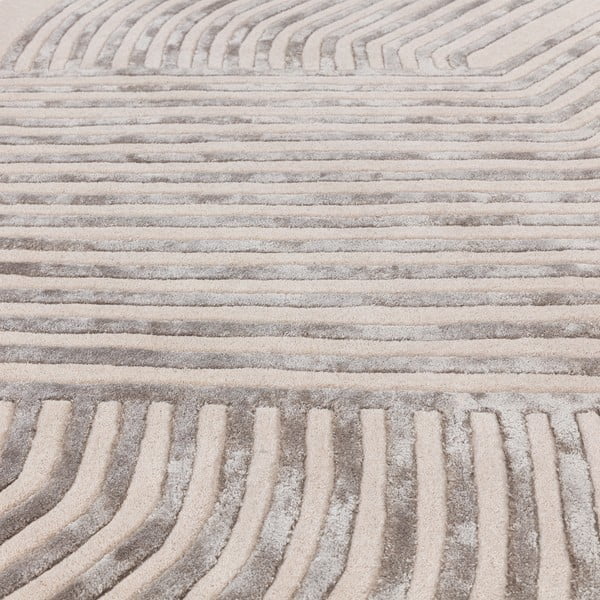 Krem ručno rađen tepih od mješavine vune 160x230 cm Matrix – Asiatic Carpets-image-3